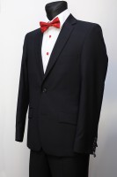 Oblek čierny SLIM